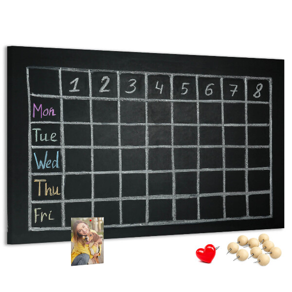 Cork board Lesson plan