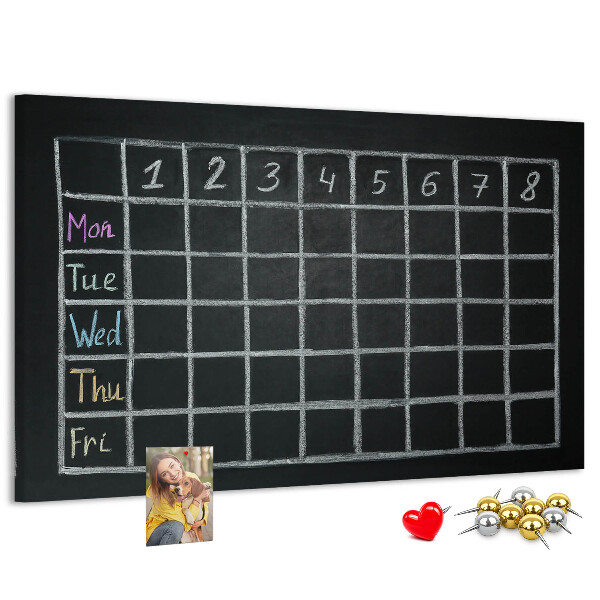 Cork board Lesson plan