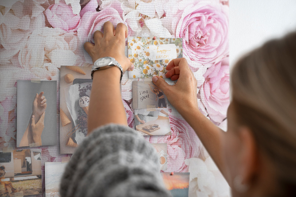 Cork board Decorative flowers