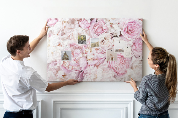 Cork board Decorative flowers