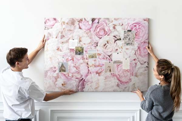 Cork board Decorative flowers