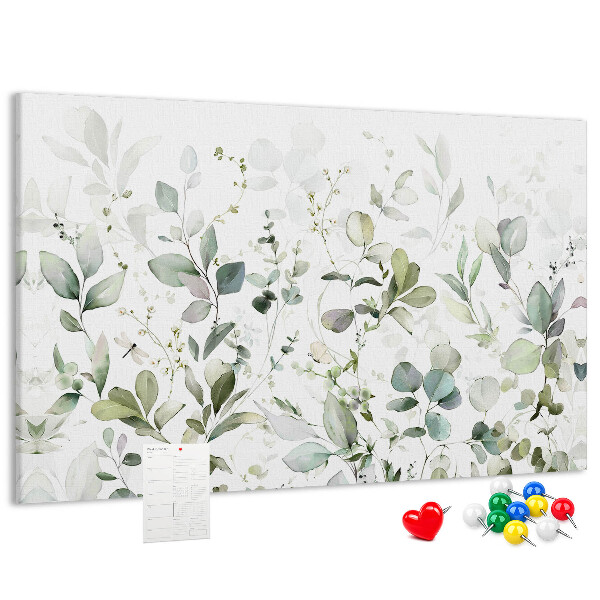 Cork display board Plants leaves