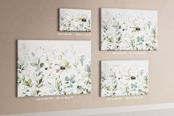 Cork display board Plants leaves