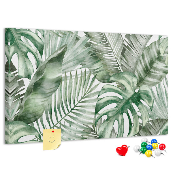 Cork board Plant leaves