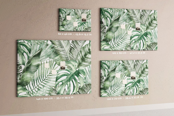 Cork board Plant leaves