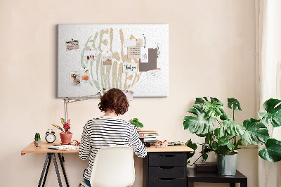 Cork board Hello summer