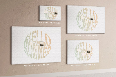 Cork board Hello summer