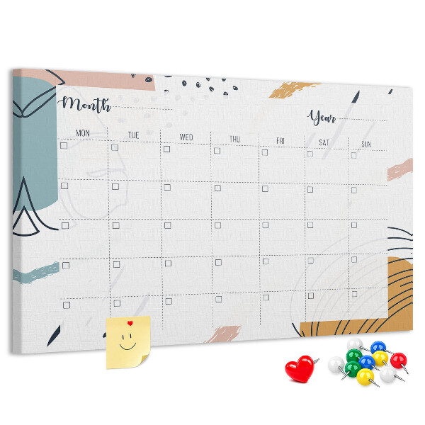 Cork board Business organizer