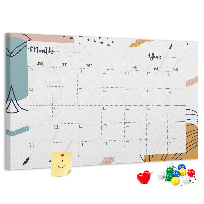 Cork board Business organizer