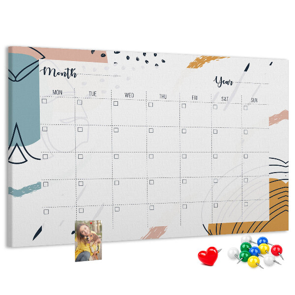 Cork board Business organizer