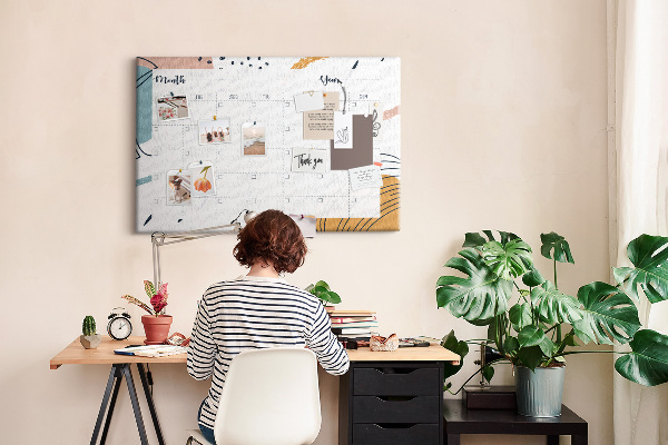 Cork board Business organizer