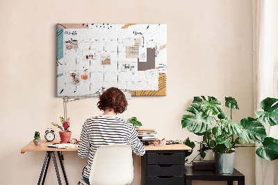 Cork board Business organizer