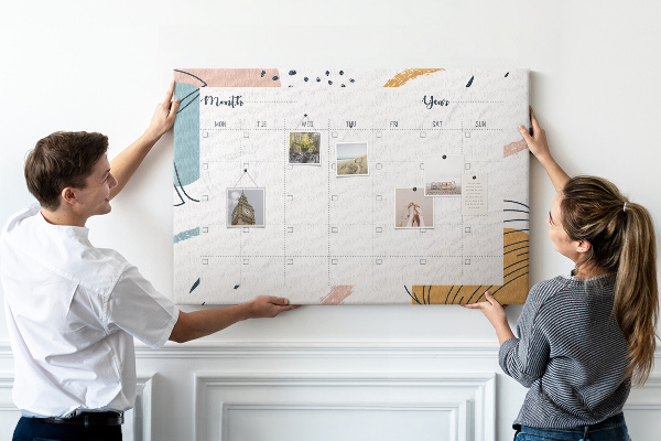 Cork board Business organizer