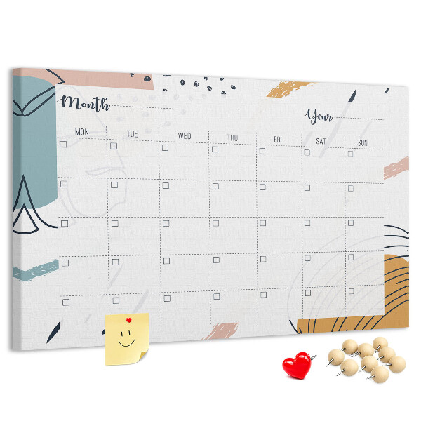 Cork board Business organizer
