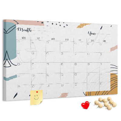 Cork board Business organizer