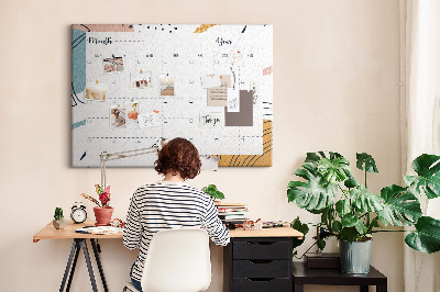 Cork board Business organizer