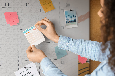 Cork board Business organizer