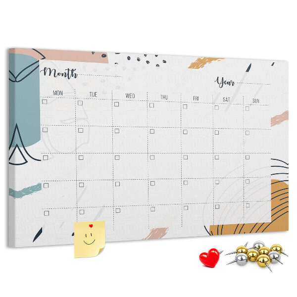Cork board Business organizer