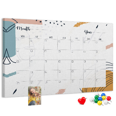 Cork board Business organizer