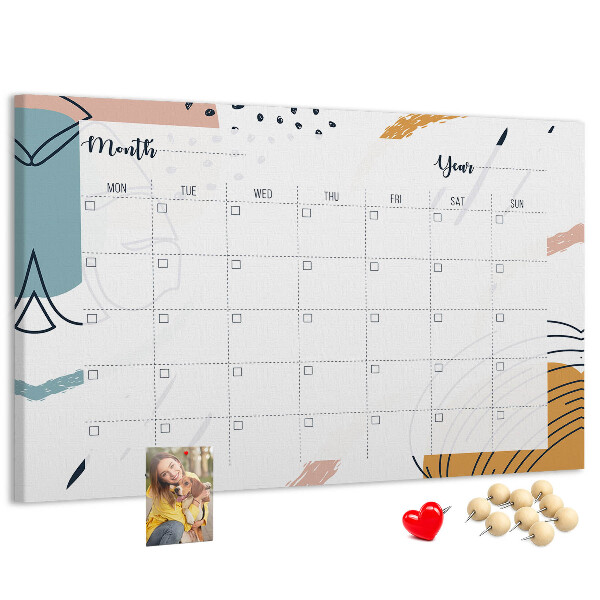 Cork board Business organizer