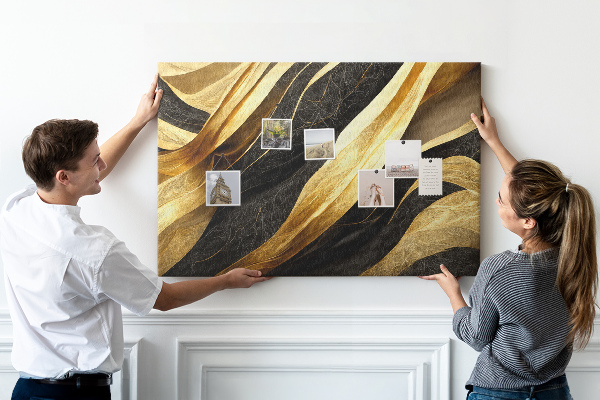 Cork memo board Elegant abstraction