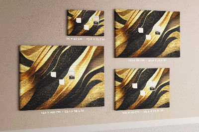 Cork memo board Elegant abstraction