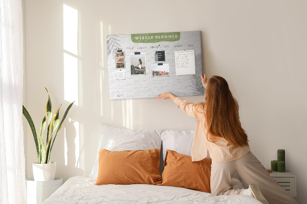 Cork board Weekly plan