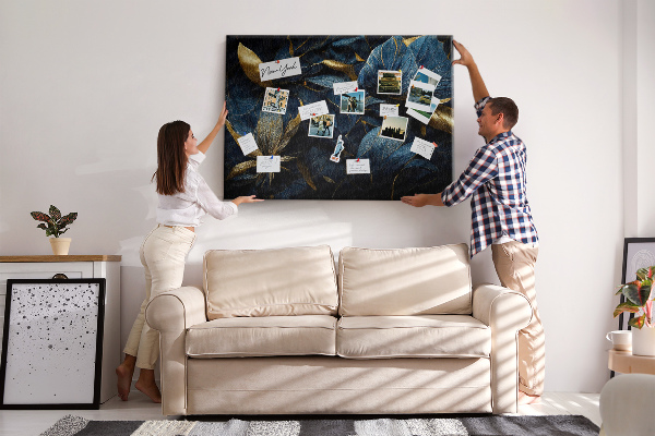 Cork display board Decorative flowers