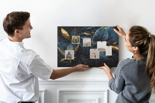 Cork display board Decorative flowers