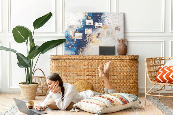 Cork display board Marble pattern