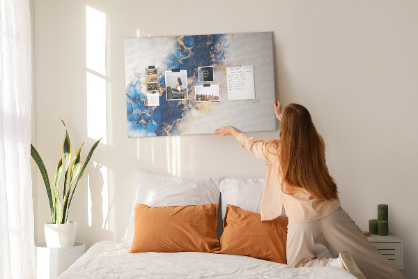 Cork display board Marble pattern