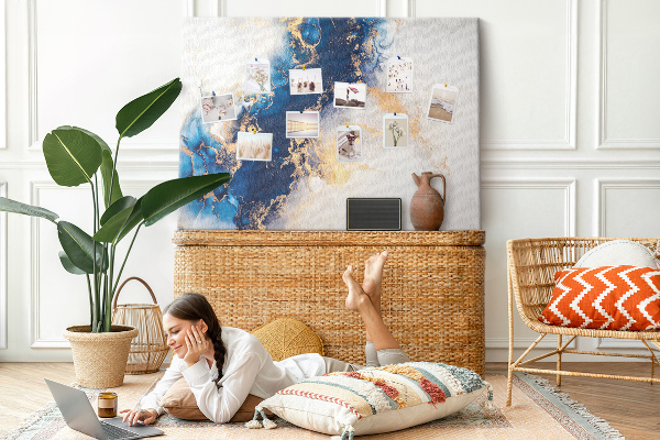 Cork display board Marble pattern