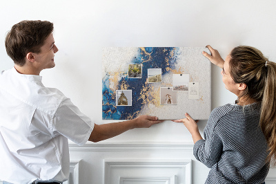 Cork display board Marble pattern