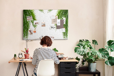 Cork board Leaves palm nature