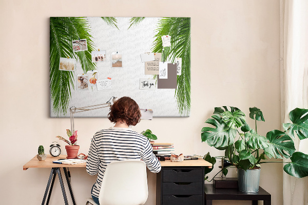 Cork board Leaves palm nature