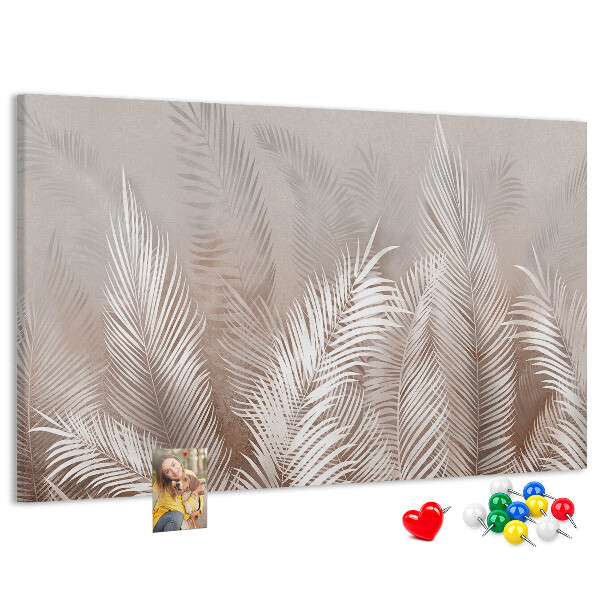 Cork board Tropical leaves