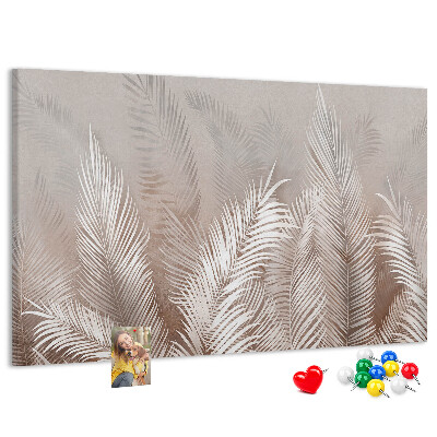 Cork board Tropical leaves
