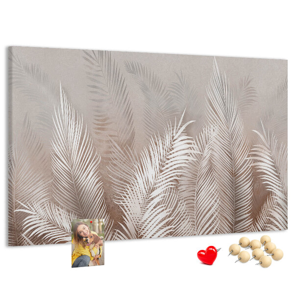 Cork board Tropical leaves