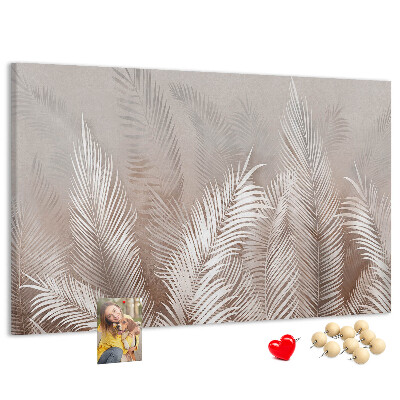 Cork board Tropical leaves