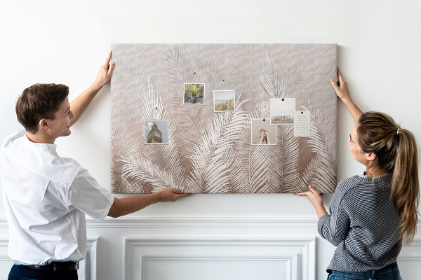 Cork board Tropical leaves