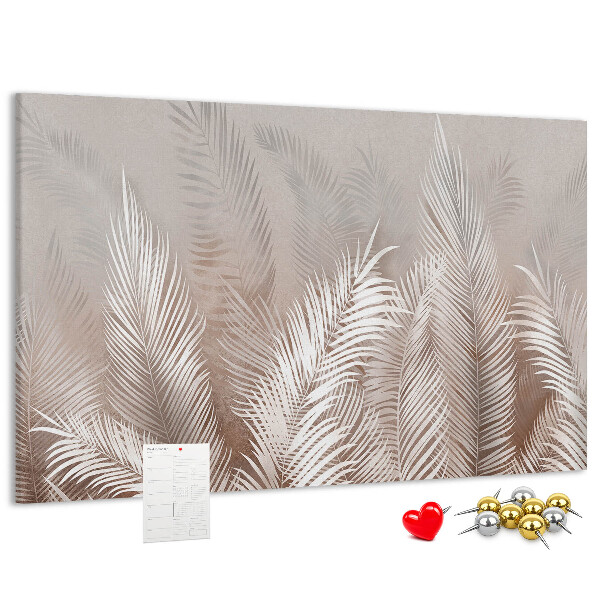 Cork board Tropical leaves