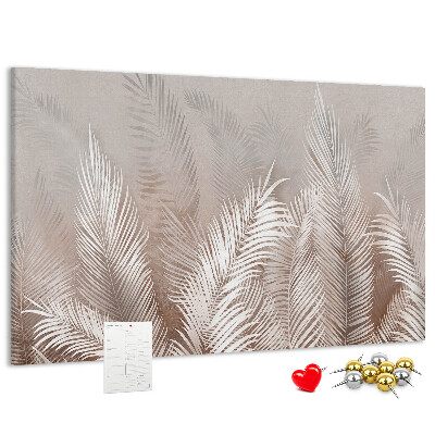 Cork board Tropical leaves