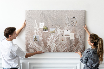 Cork board Tropical leaves