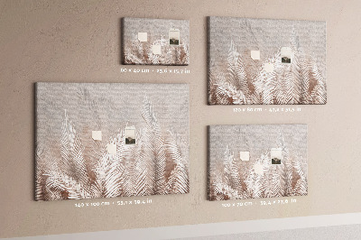 Cork board Tropical leaves