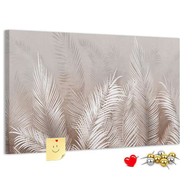 Cork board Tropical leaves
