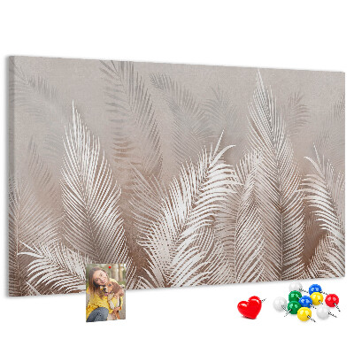 Cork board Tropical leaves