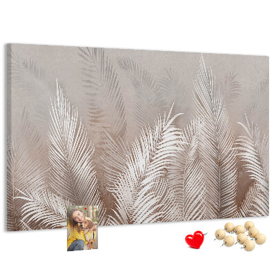 Cork board Tropical leaves