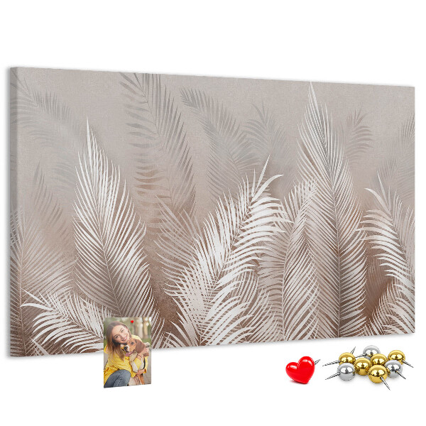 Cork board Tropical leaves