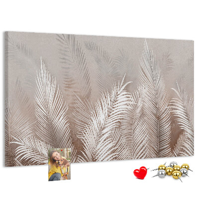 Cork board Tropical leaves
