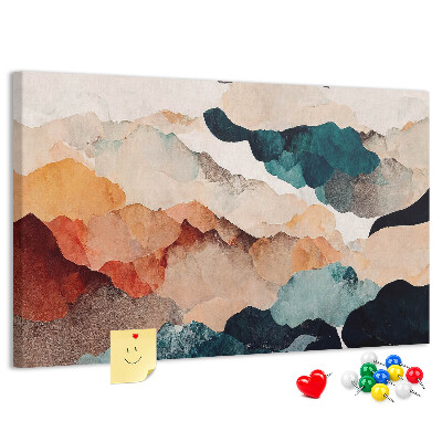 Cork display board Landscape art
